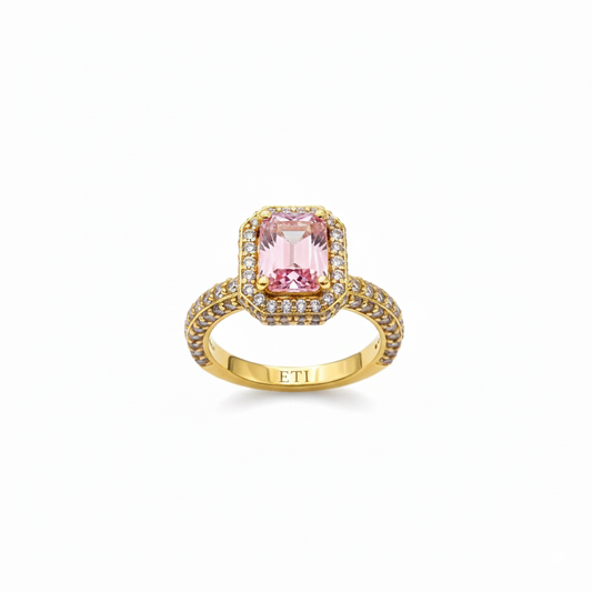 Roshini's Precious Pink Stone Ring