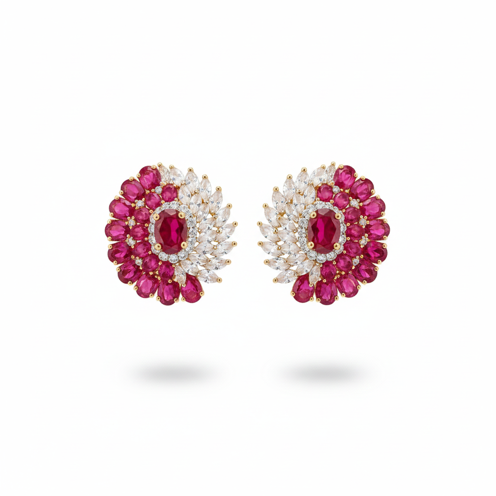 Ruby Marquise Earrings