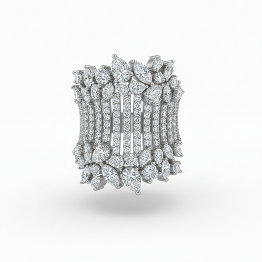 Shine Pear Marquise Ring