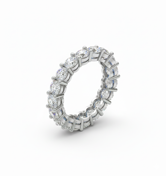 Moissanite Eternity Ring