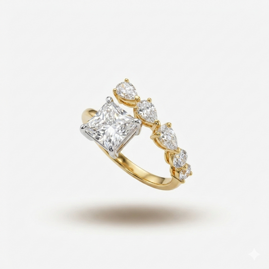 Princess Pear ring