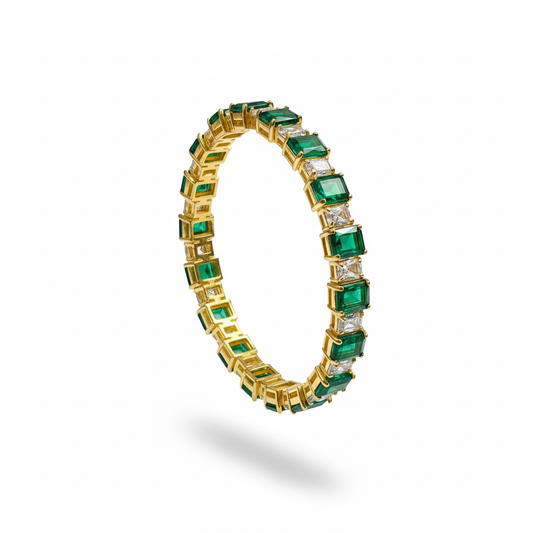 Emerald Openable Bracelet