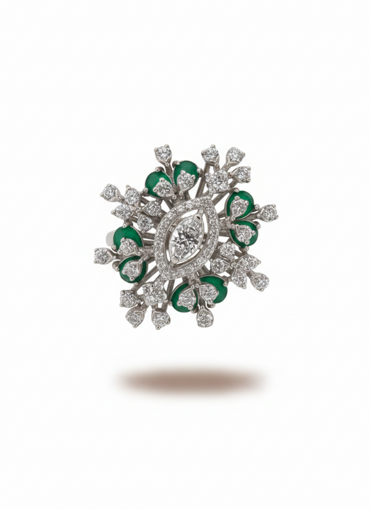 Diamond Floret Ring