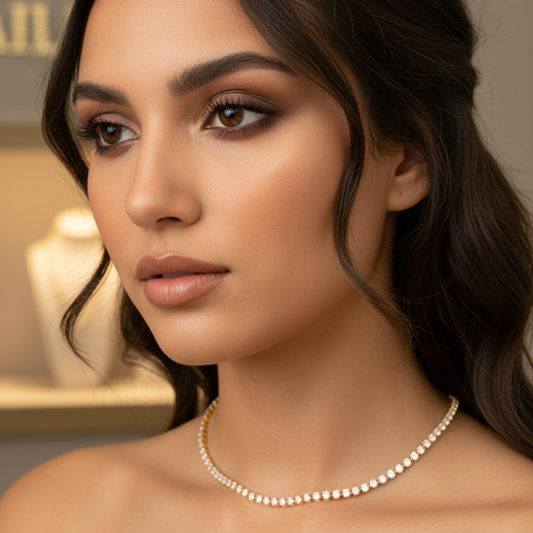 Diamond Line Necklace