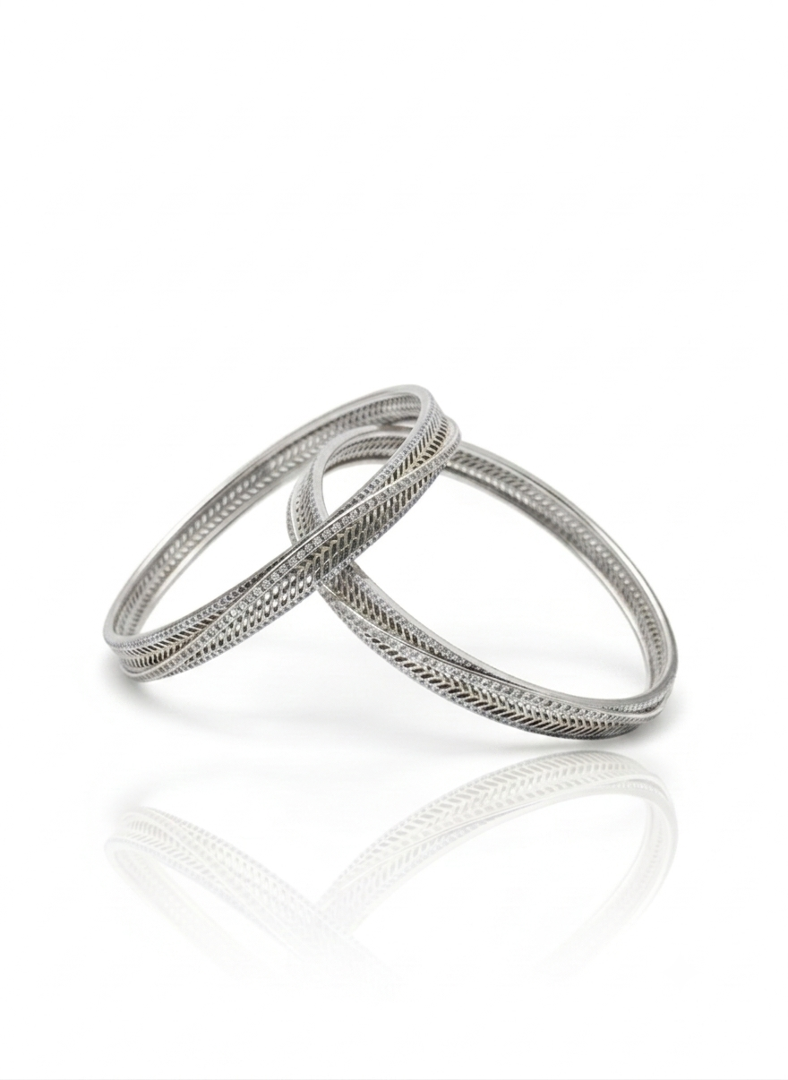 Twisted Classic Bangles (Pair)
