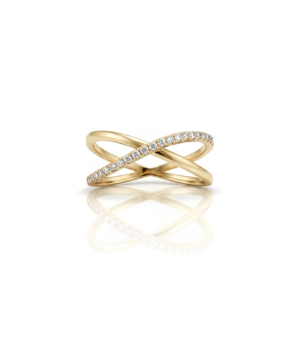 Infinity Studded Ring