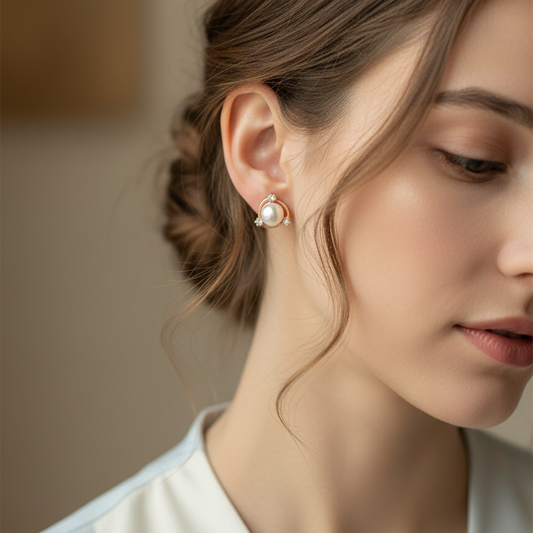 Celestial Pearl Earrings