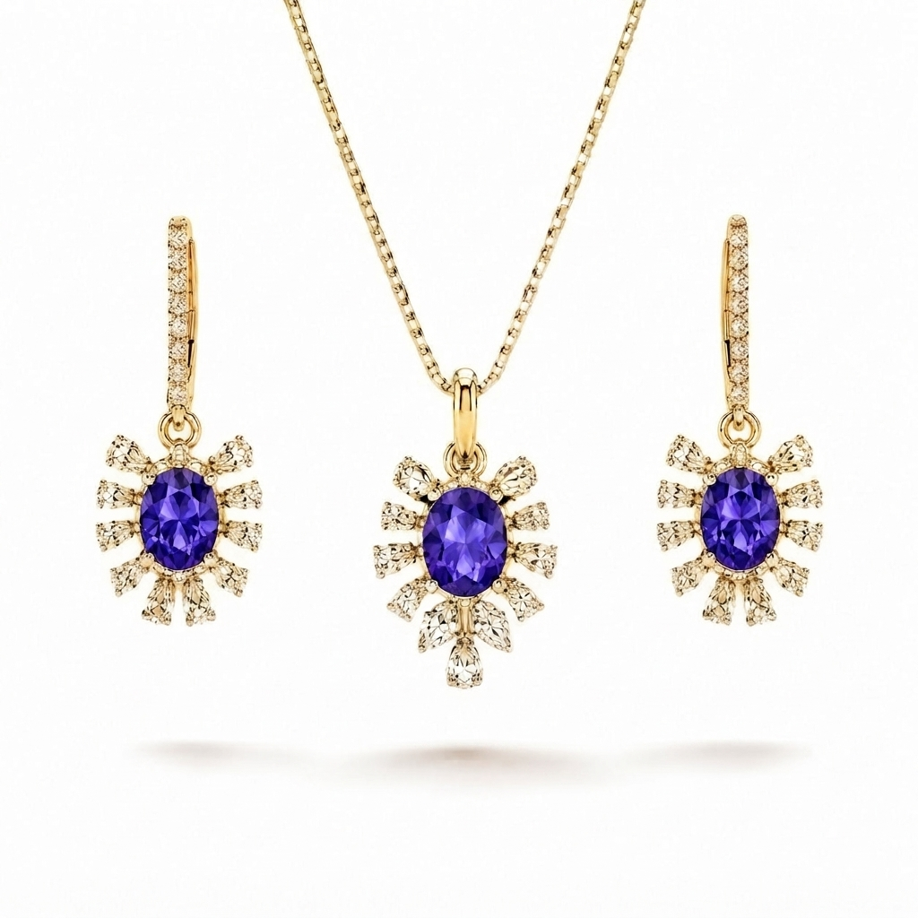 Dilruba Pendant Set