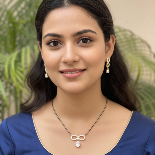 Prachi's Infinity Mangalsutra set