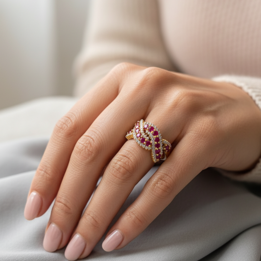 Ruby Band Ring