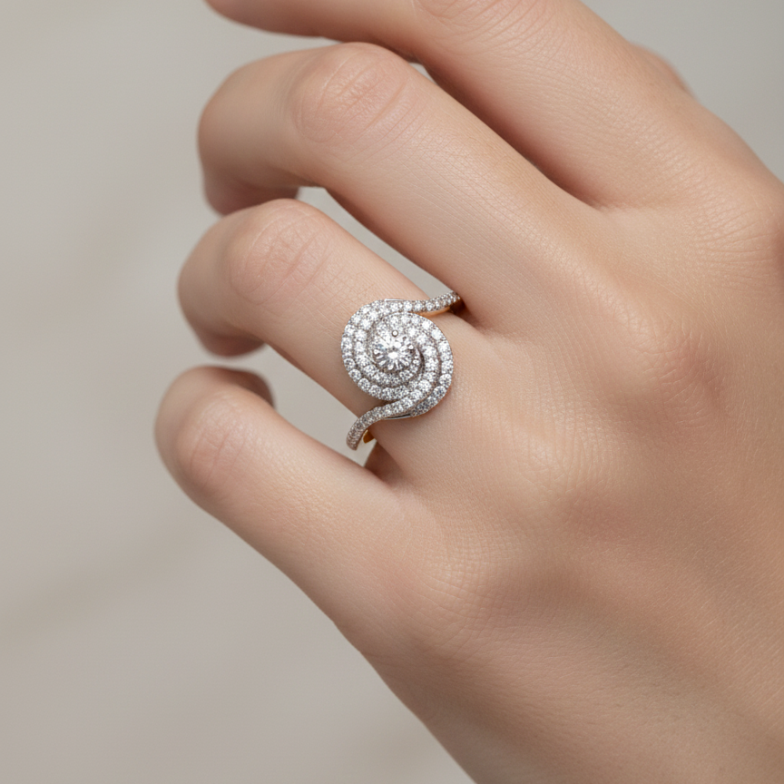 Rose Diamond Ring