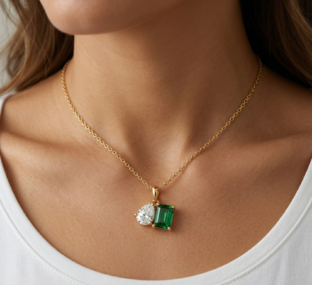 Gemstone Toi Et Moi Chain