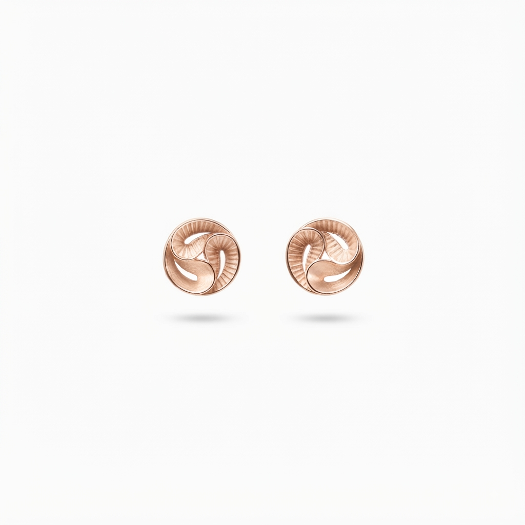Gilded Rose Bloom Earrings