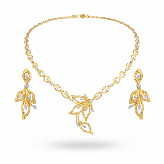 Leafy Glam Necklace