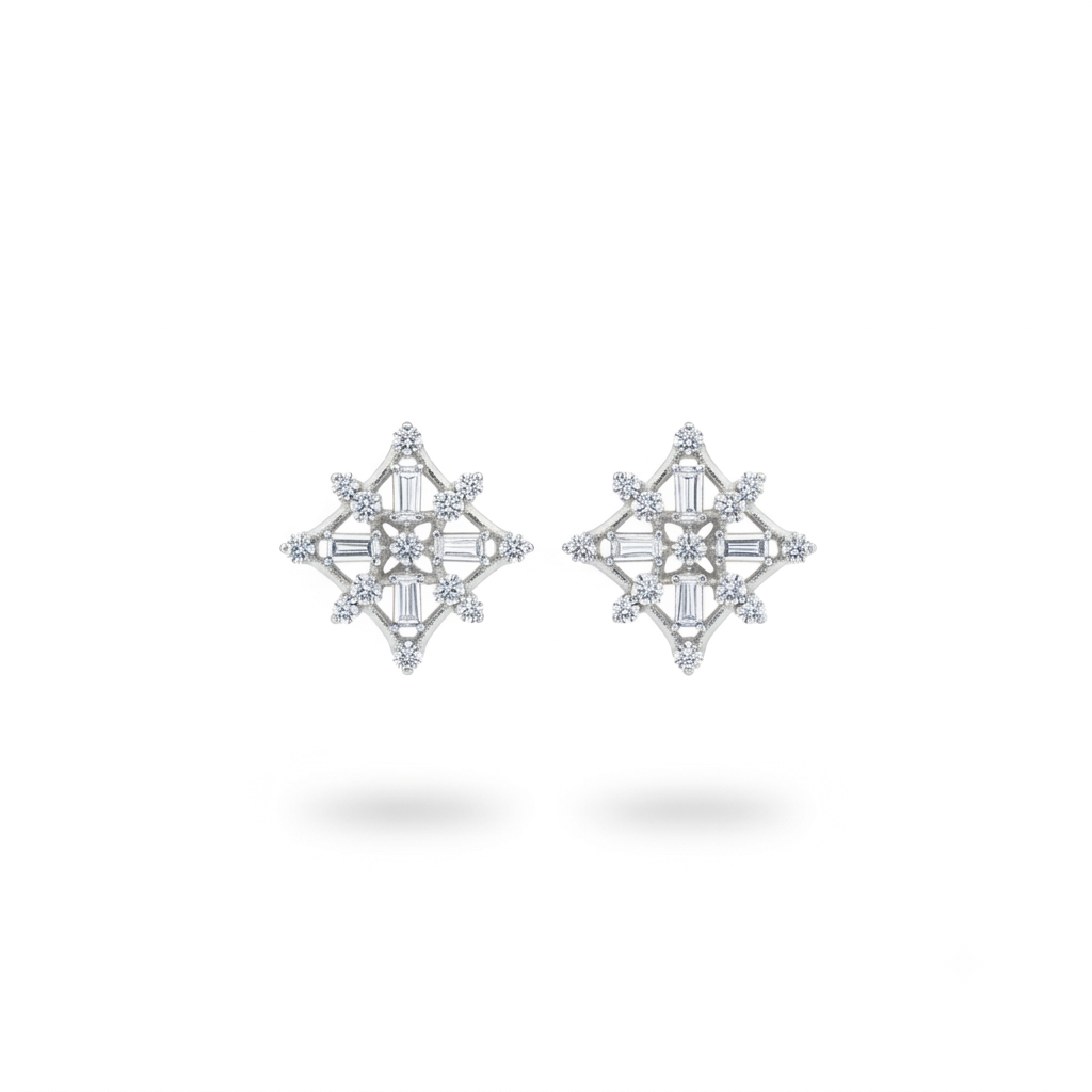 Diamond Stud Earrings