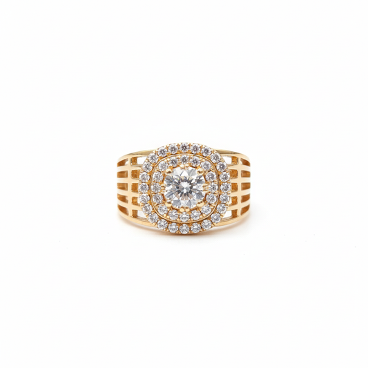 Halo Cushion Diamond Ring