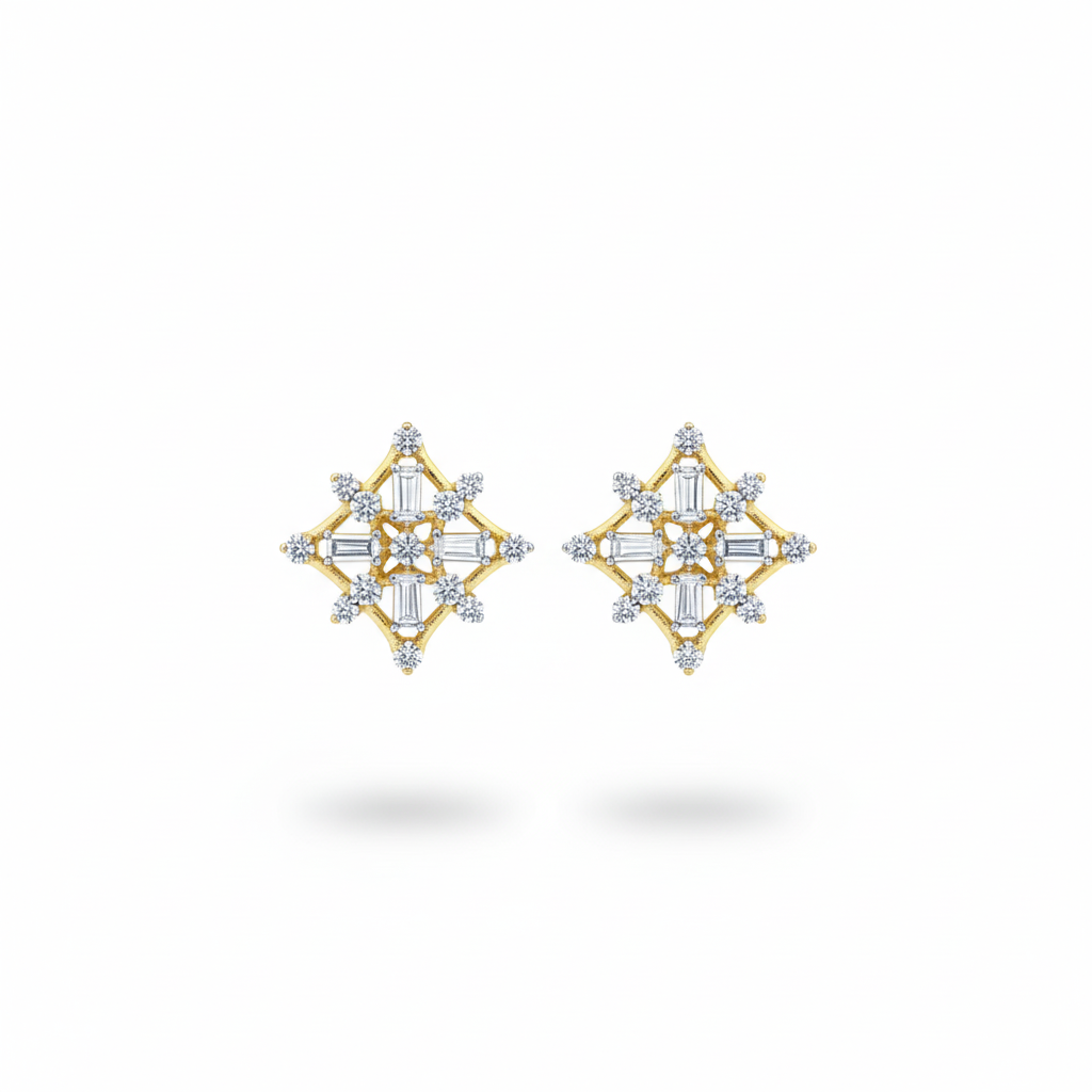 Diamond Stud Earrings