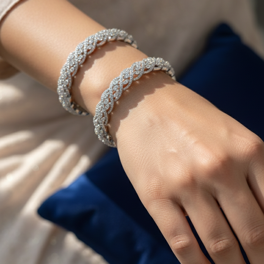 Divya Ratna Bangles - Set of Two