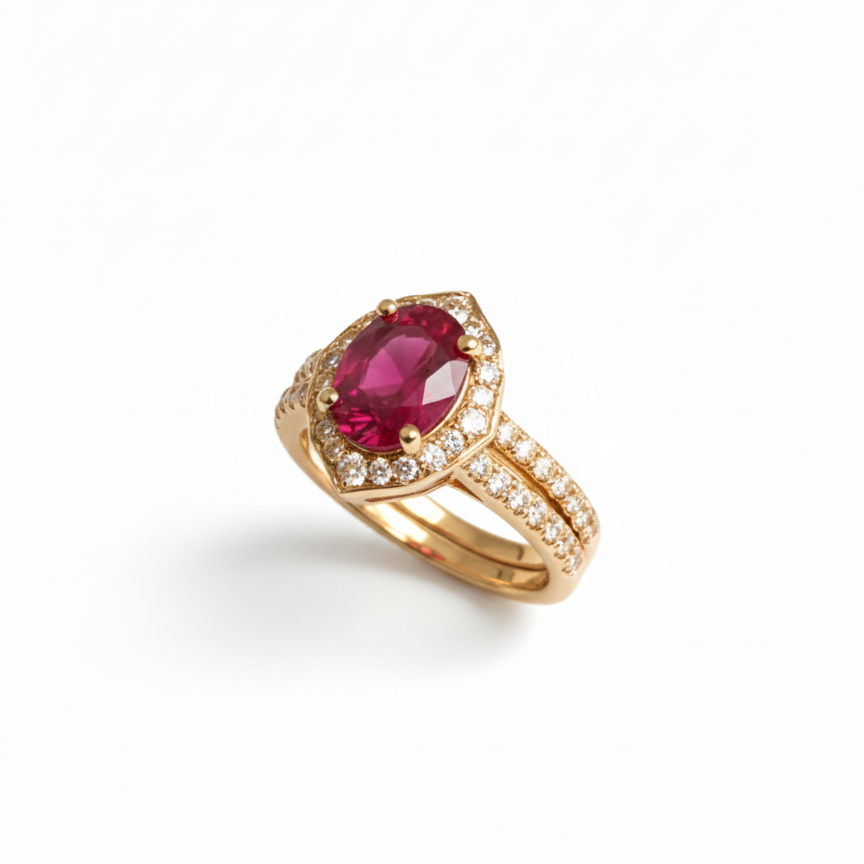 Ruby Love Ring
