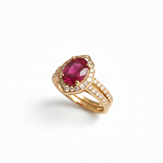 Ruby Love Ring