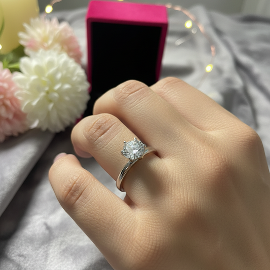Classic Solitaire Ring (2 carats)