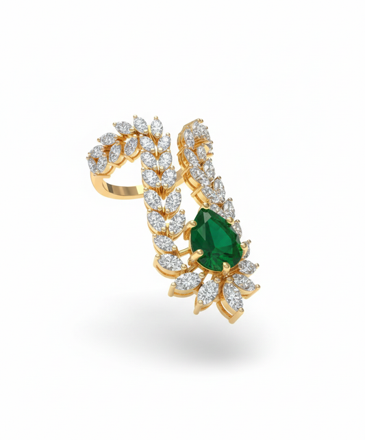 Emerald Cocktail Ring