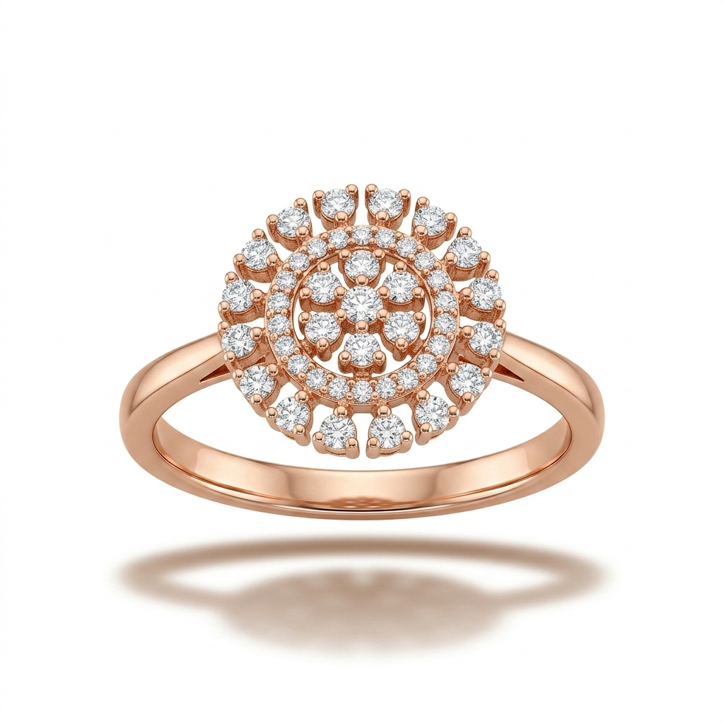 Round radiance Ring