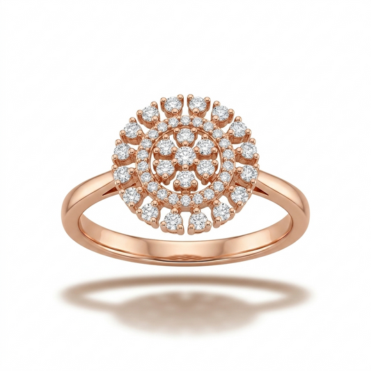 Round radiance Ring