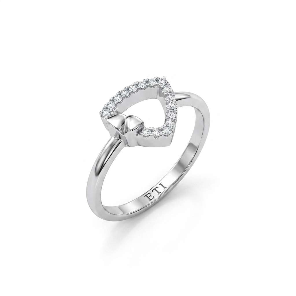 Curved Triangle Ring