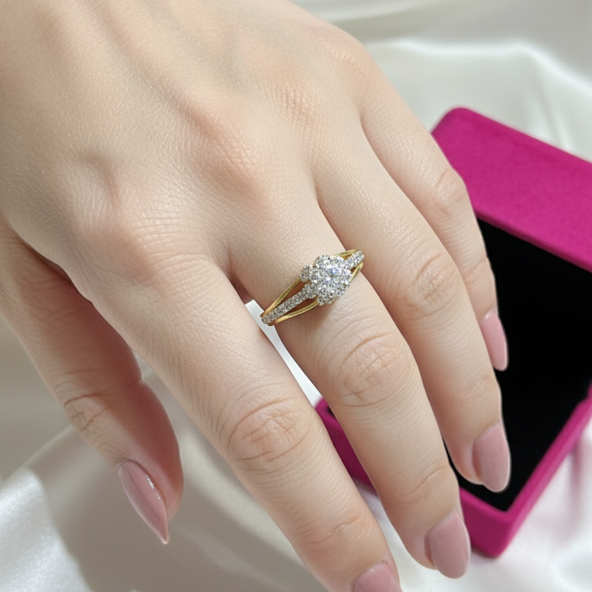 Precious Floral Ring