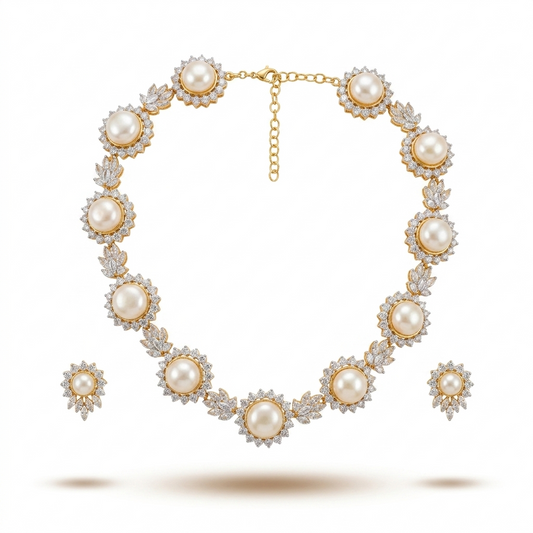 Pearl Marquise Necklace