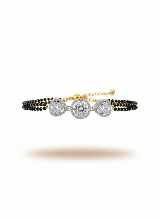 Solitaire Heart Mangalsutra