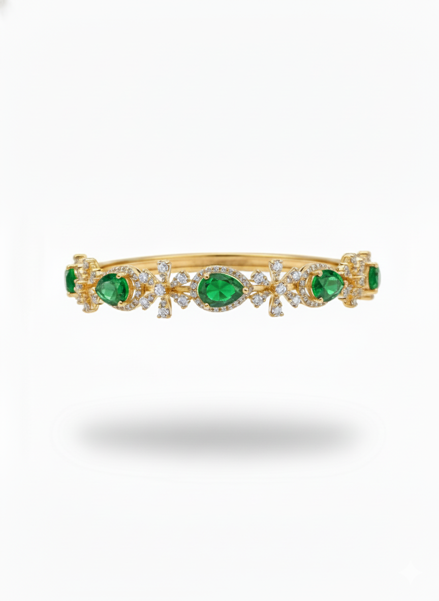 Gold Gemstone Bracelet