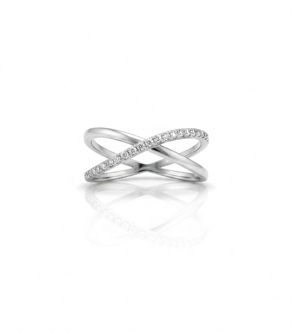 Infinity Studded Ring