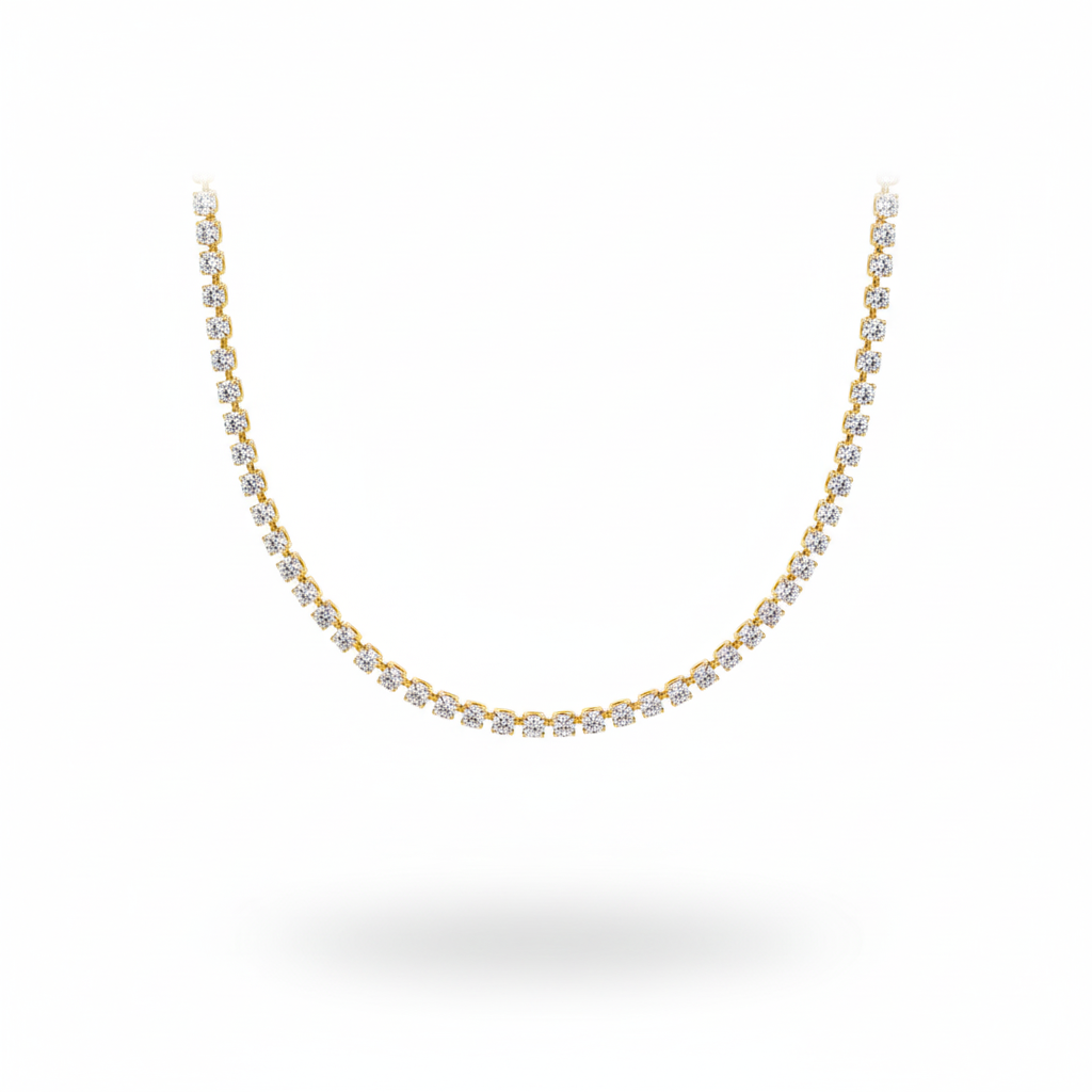 Diamond Line Necklace