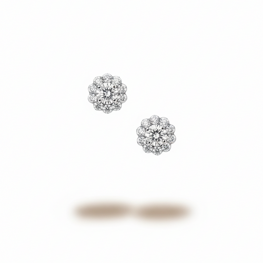 Stud Floral Earrings
