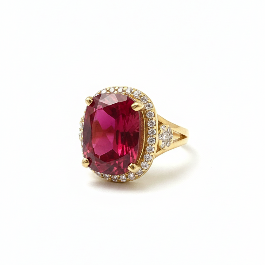 Sterling Silver Ruby ring
