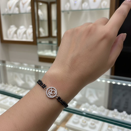 Sacred Om Bliss Mangalsutra Bracelet