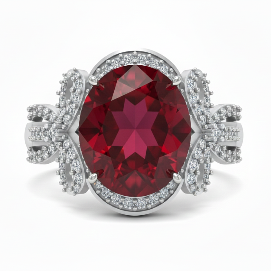 Scarlet Ruby Ring