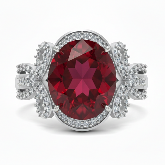 Scarlet Ruby Ring