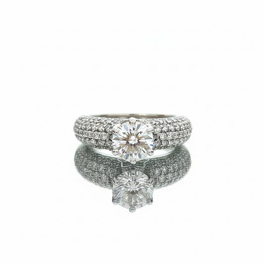 Captured Diamond Ring