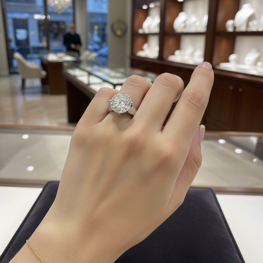 Luxe Solitaire Ring