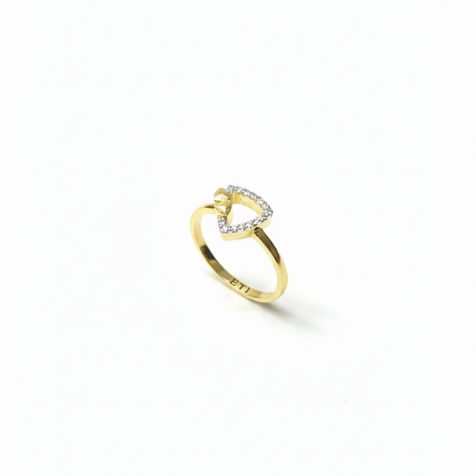 Curved Triangle Ring