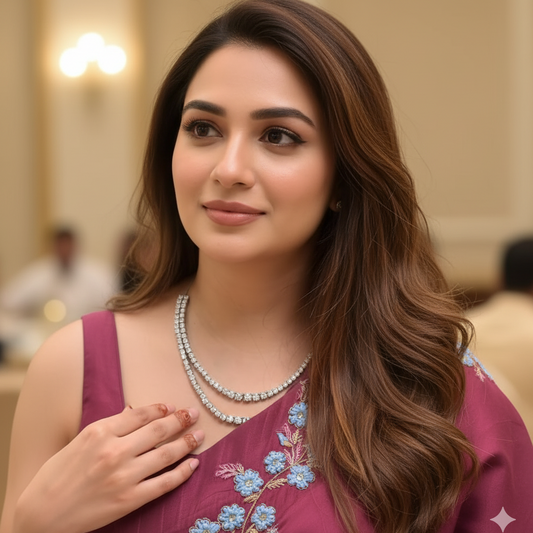 Layered Solitaire Necklace