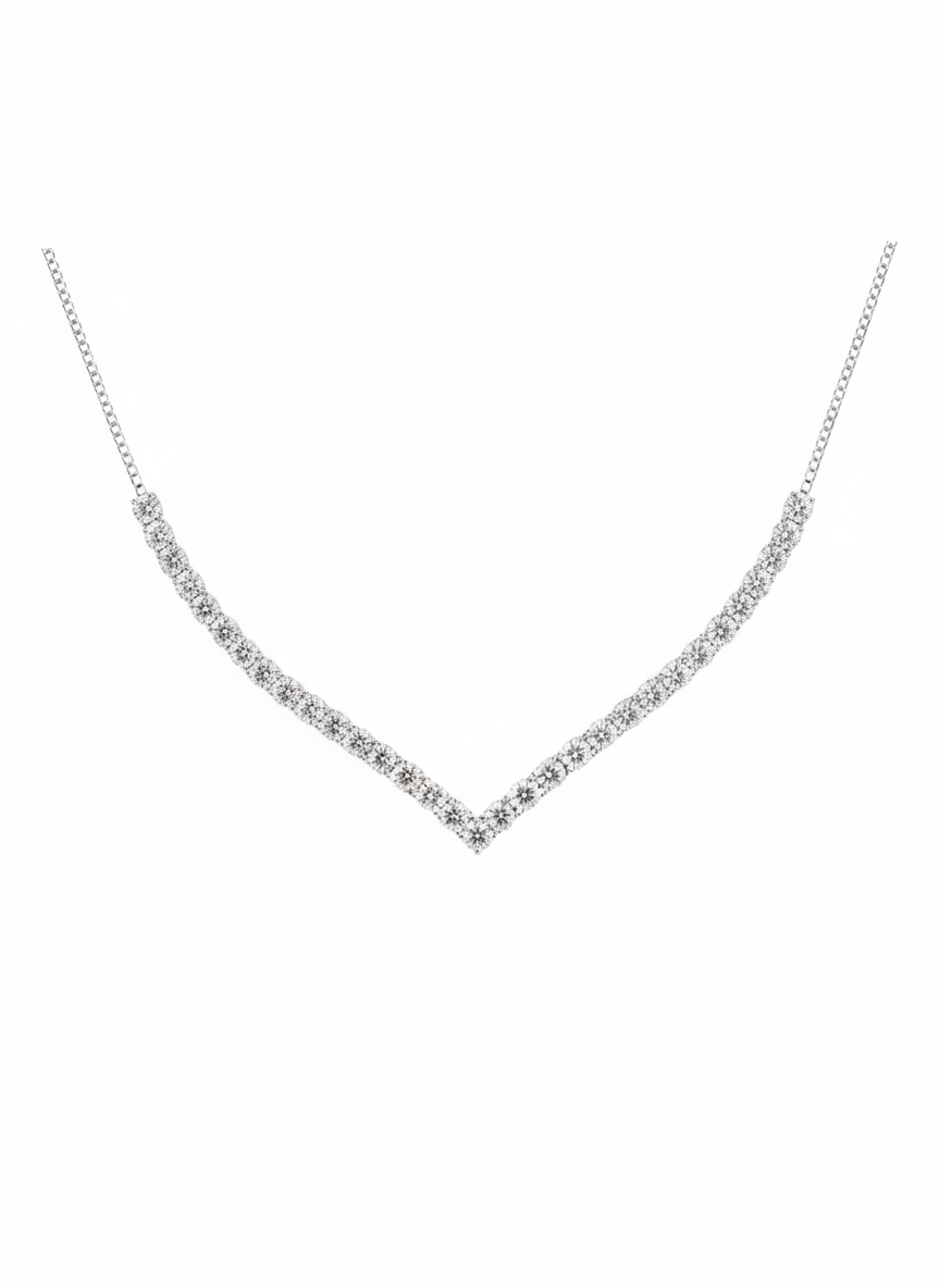 V String Necklace