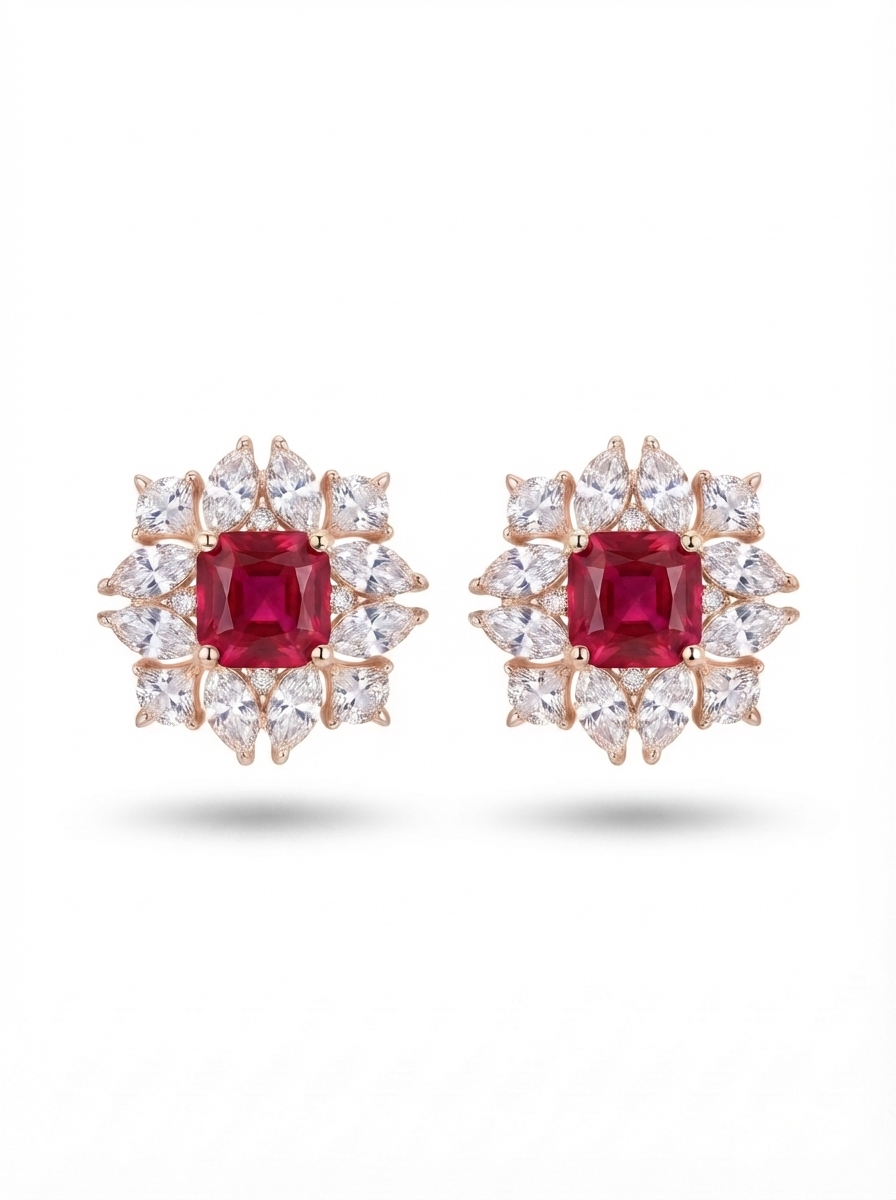 Raani Ruby Studs