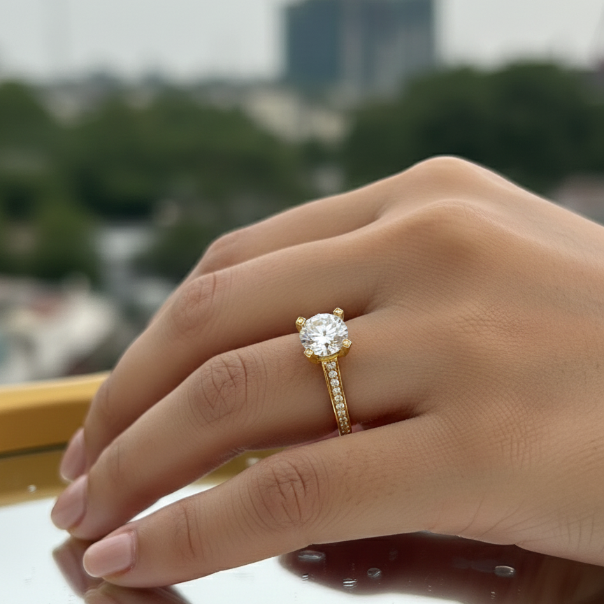 Ishita's Solitaire Ring