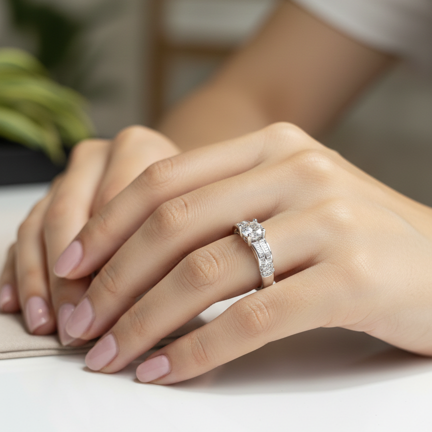 Diamond Sparkle Ring