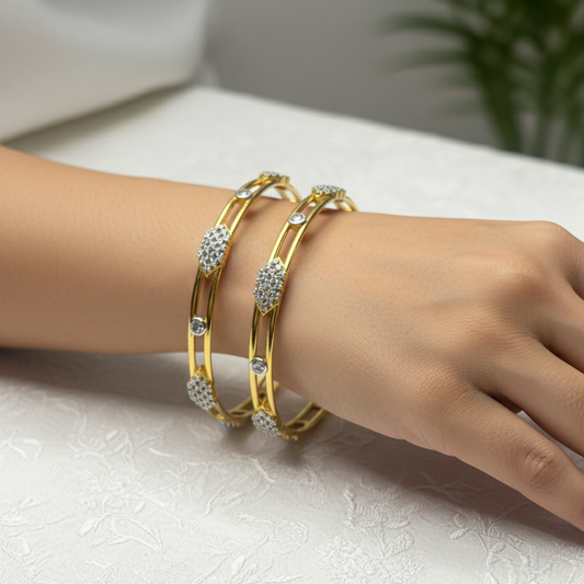 Eternal Stone Bangles (Pair)