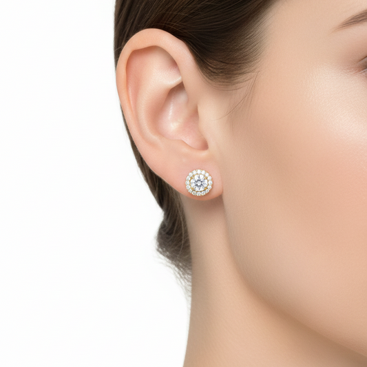 Minimal Halo Earrings